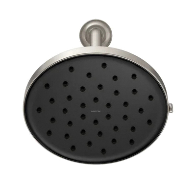 Verso Series 220R2EPSRN Shower Head, Round, 1.75 gpm, 1/2 in Connection, IPS, 8-Spray Function, Plastic, 9 in Dia