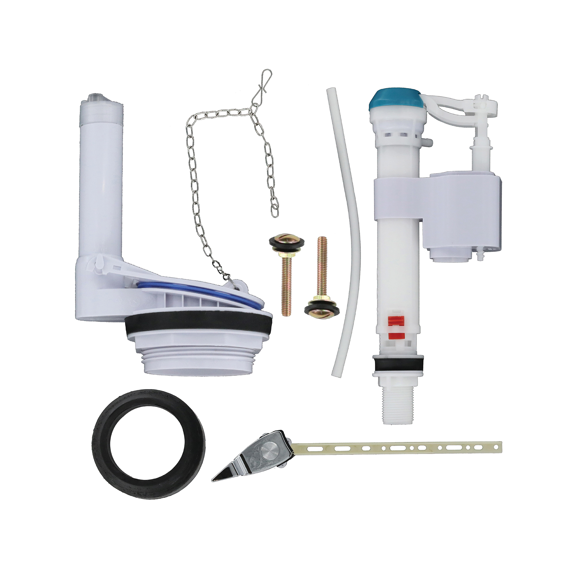 12095 Toilet Repair Kit, Plastic, For: 3 in Flush Valve Toilets