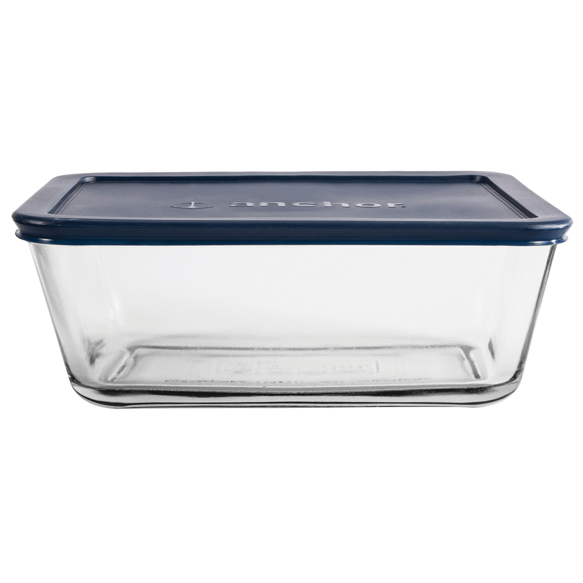 85912L20 Kitchen Food Storage with Lid, 4-3/4 Cup, Glass, Clear, 8 in Dia, 3.4 in H