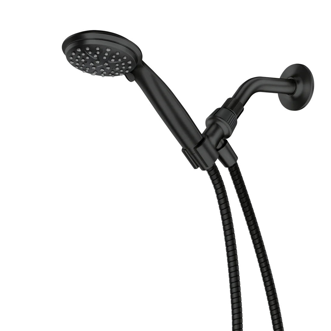 Attune Series 218H0BL Handheld Shower, 1/2 in Connection, 1.75 gpm, 6-Spray Function, Matte Black, 60 in L Hose