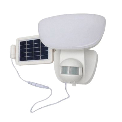 SLFS Solar Series SLFS1AM1W Security Flood Light, 70 W, 1-Lamp, LED Lamp, Bright White, 1000 Lumens, White Fixture