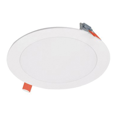 HLB Lite Series HLBSL609FS5 Canless Downlight, 10.8, 10.1, 11.3, 11.2, 10.8 W, 120 V, LED Lamp, Plastic, White