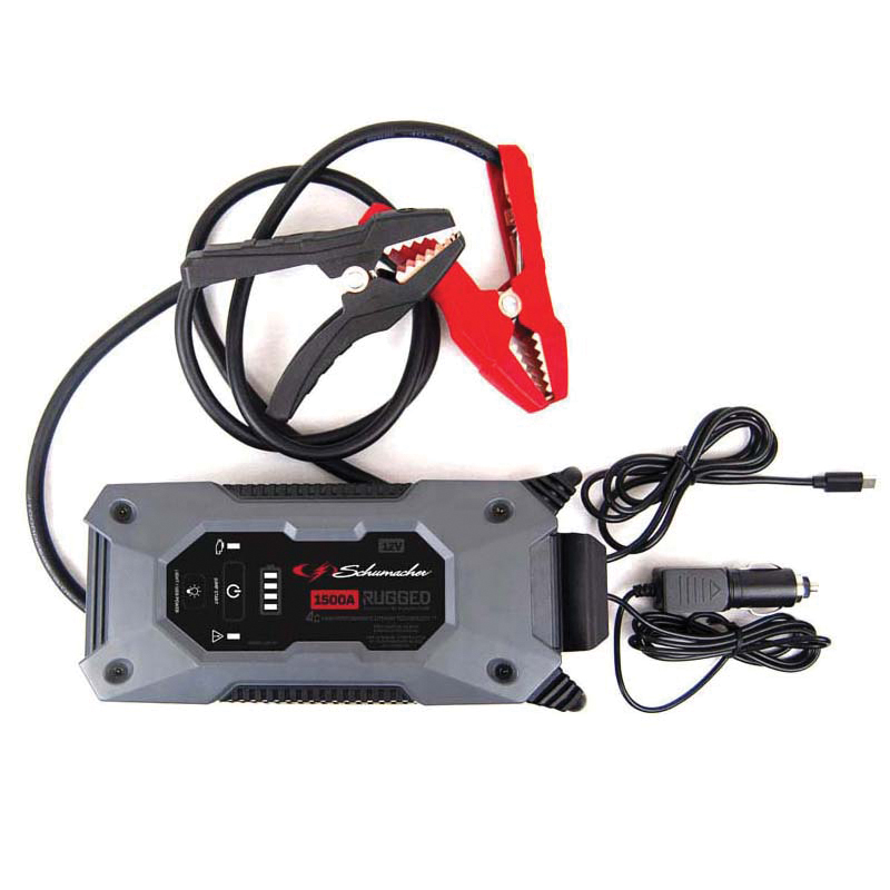 SL1611 Portable Power Pack and Jump Starter, 12 V, 1500 A, Lithium-Ion Battery