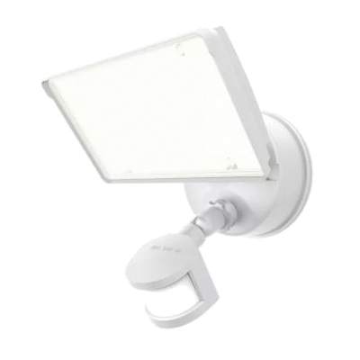 TGS Series TGS5S401MSCW Security Flood Light, 120/277 V, 50 W, 1-Lamp, LED Lamp, Bright White, 4800 Lumens