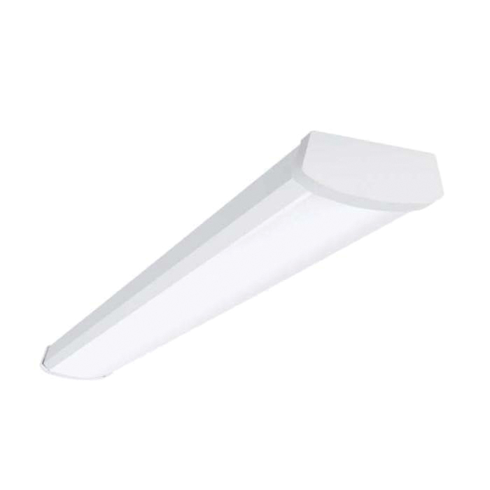 NWS Selectable Wrap Series 4NWS3C3-UNV Wrap Light, 120/277 V, 33.9 W, LED Lamp, 3800, 5272 Lumens, Steel Fixture