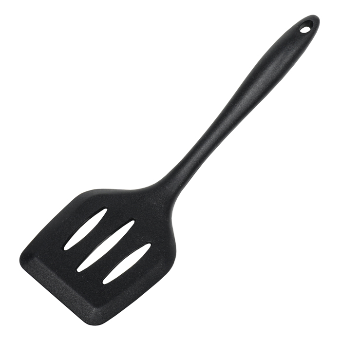 Premium Series 13610 Spatula, 11-3/4 in OAL, Silicone Blade, Black