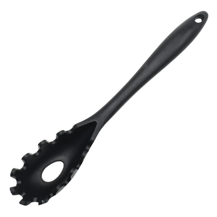 Premium Series 13641 Spaghetti Fork, 11-1/2 in OAL, Silicone, Black