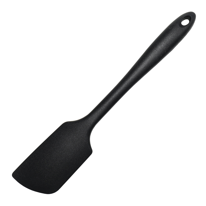 Premium Series 13665 Spatula, 11 in OAL, Silicone Blade, Black