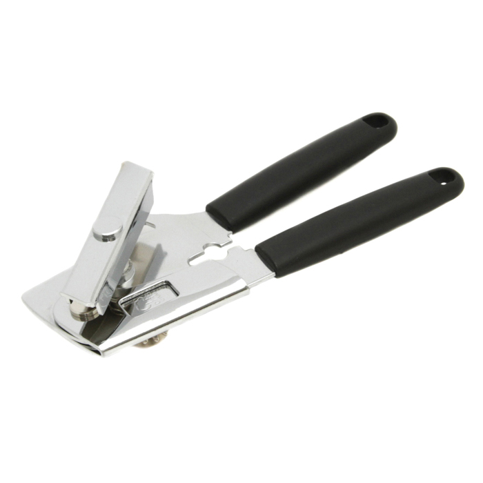 21662 Heavy-Duty Can Opener, Stainless Steel, Black