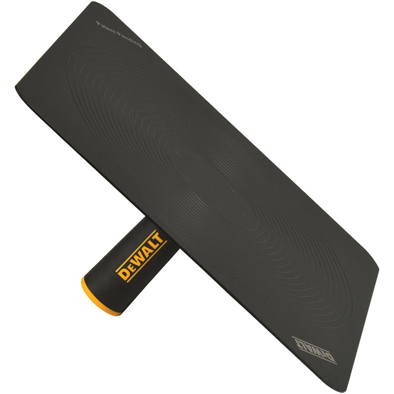 DXTT-2-325 Drywall Finishing Hawk, 13 in L Blade, 13 in W Blade, Aluminum, Ergonomic, Soft Grip Handle