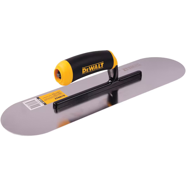 DXTT-3-721 Pool Trowel, 16 in L Blade, Stainless Steel Blade, Ergonomic, Soft Grip Handle, Plastic Handle