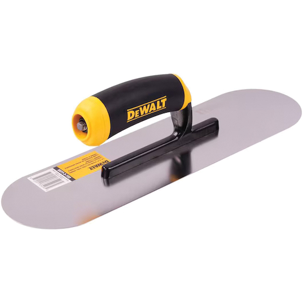 DXTT-3-722 Pool Trowel, 14 in L Blade, Stainless Steel Blade, Ergonomic, Soft Grip Handle, Plastic Handle
