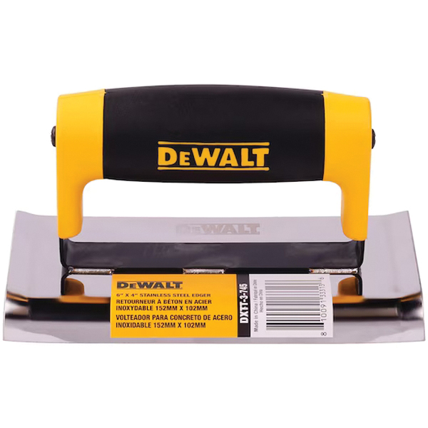 DXTT-3-745 Hand Edger, 6 in L Blade, 4 in W Blade, Stainless Steel Blade, 1/2 in Lip, 3/8 in Lip Radius