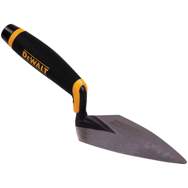 DXTT-3-753 Pointing Trowel, 5 in L Blade, 2-1/2 in W Blade, Carbon Steel Blade, Non-Slip, Soft Grip Handle