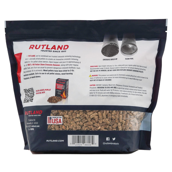 Rutland 98P03 Pellet Stove Creosote Remover, 3 lb Bag - 3