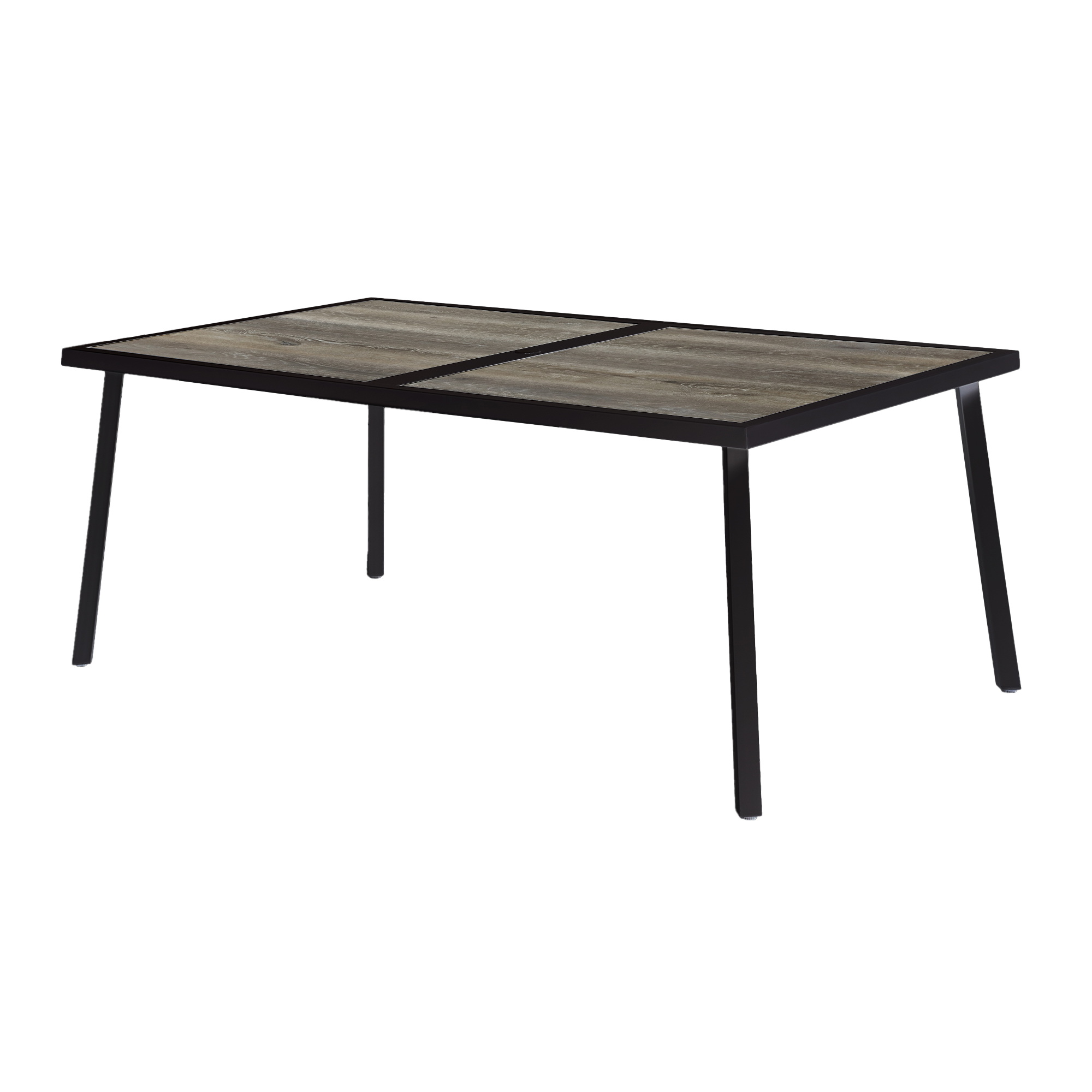 H23S7660P Dining Table, 38 in W, 66 in D, 28 in H, Steel Frame, Rectangular Table, Steel Table