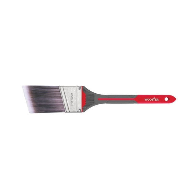 Silver Tip GRIPTECH MAX Series G5224-2 1/2 Paint Brush, 2-1/2 in W, Thin Angle Brush, 2-7/8 in L Bristle