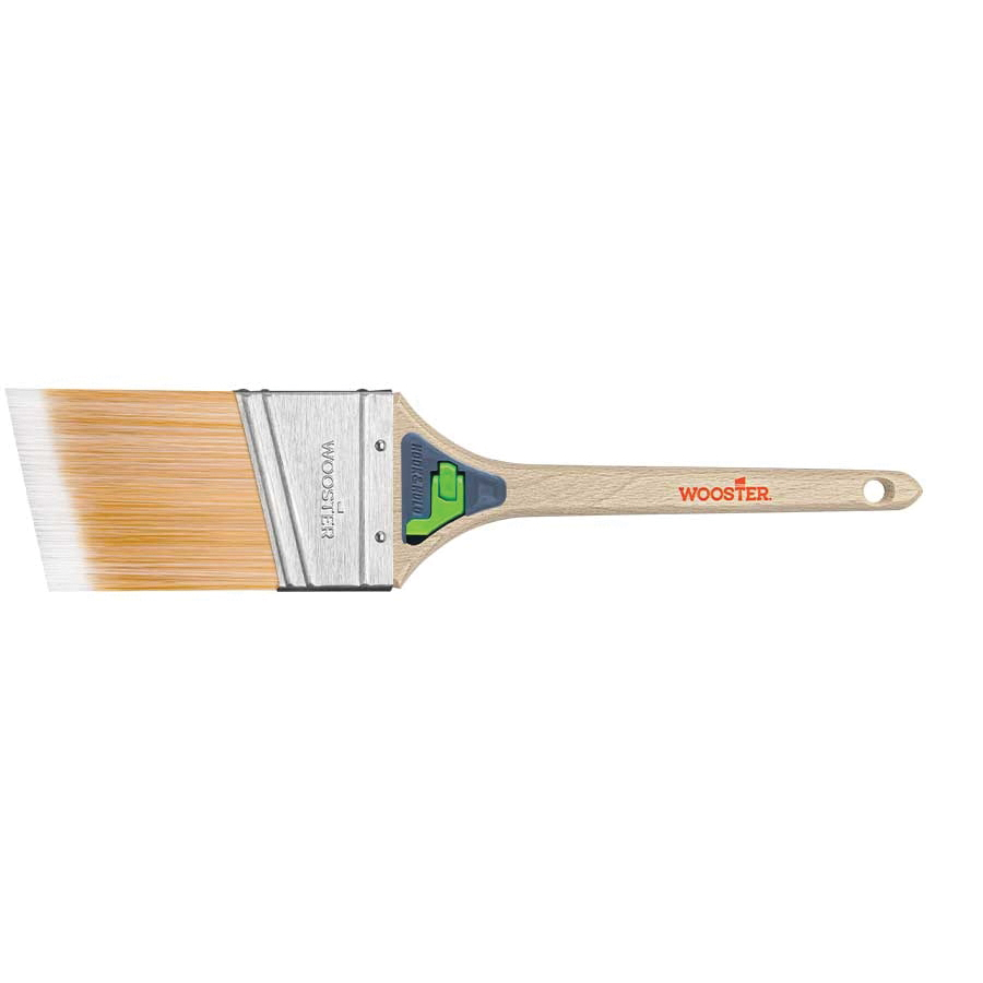 Hook and Hold 5300-2 Trim Paint Brush, 2 in W, Soft Thin Angle Brush, 2-3/8 in L Bristle, Polyester Bristle