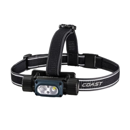 30742 Headlamp, AAA Battery, Alkaline, Lithium-Ion Battery, LED Lamp, Flood, Spot Beam, Black