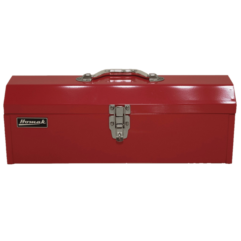 RD00119819 Hip Roof Hand Carry Toolbox, Steel, Fury Red, 7 x 19 x 8-1/2 in Outside