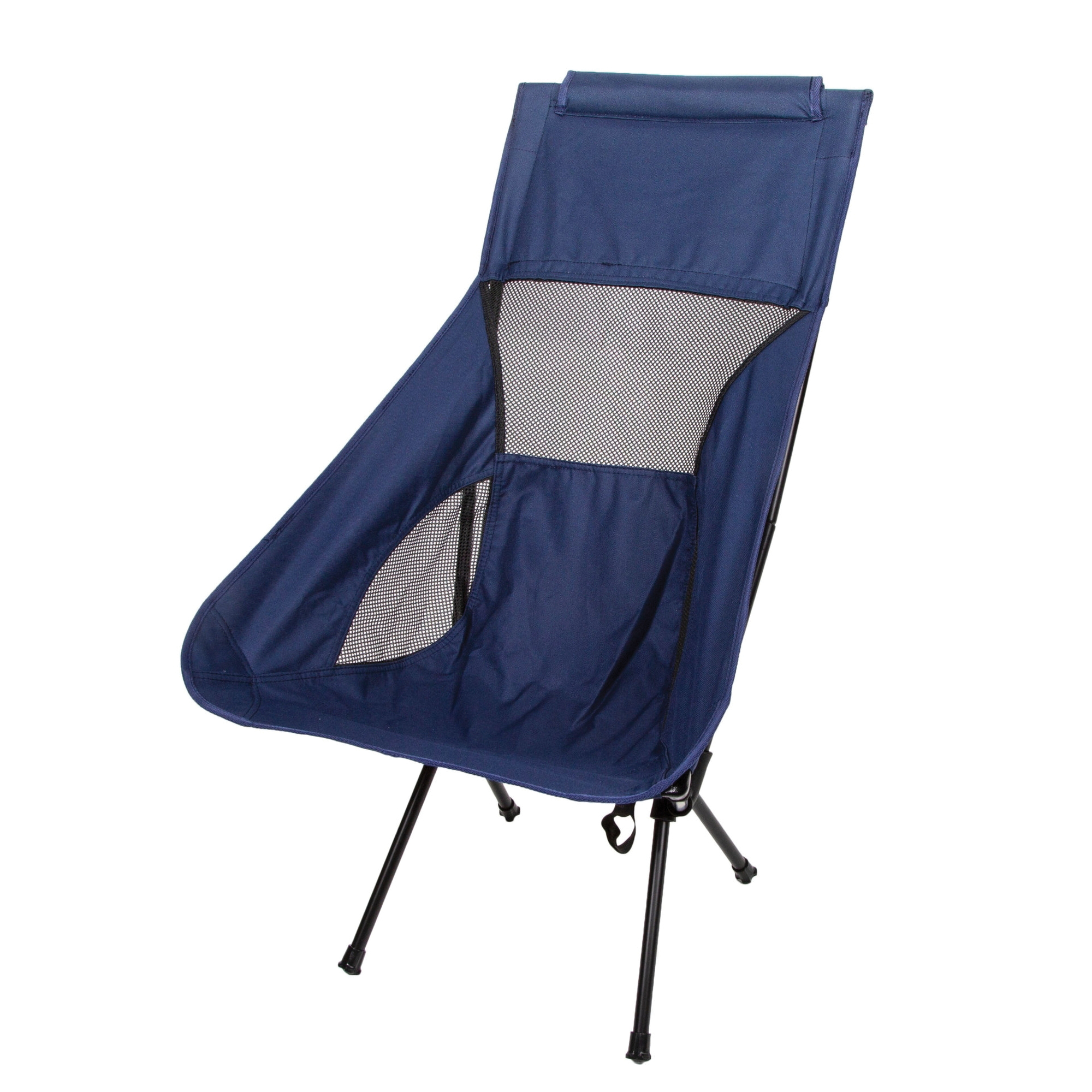 G-365 High-Back Camp Chair, 15 in W, 27-1/2 in D, 34-1/2 in H, Steel Frame