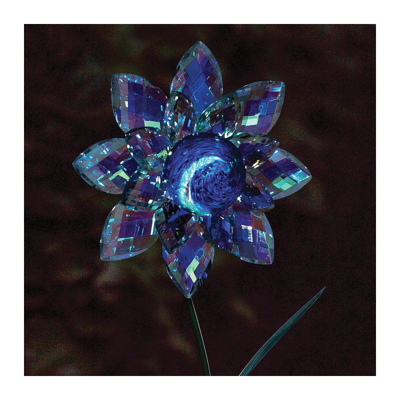 Echo Valley 3703 Solar Stake Iridescent, Illuminarie Gem Flower - 2