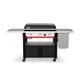 Gas Grill, Weber, 36,000 Btu/hr BTU, Liquid Propane, 3-Burner, 540 sq-in Primary Cooking Surface, Shelf Storage - 1