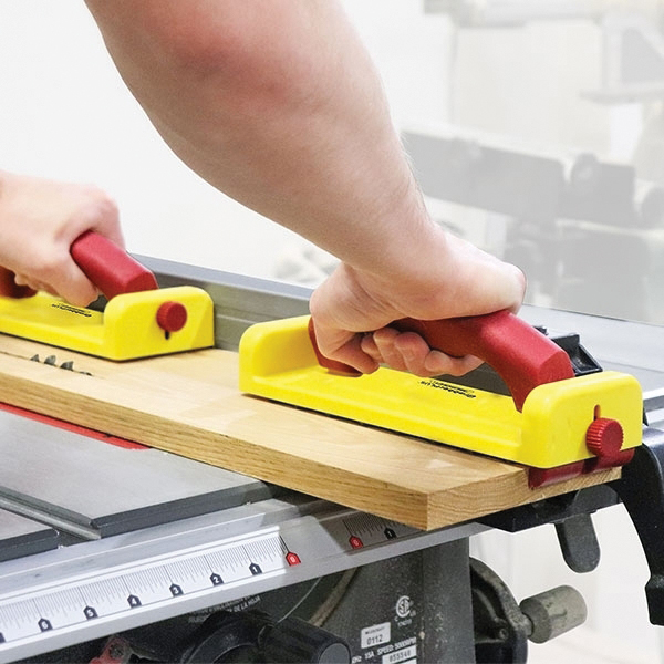 Multi-Purpose Push Block, Milescraft, GrabberPLUS, Locking Heels, ABS/TPE - 4