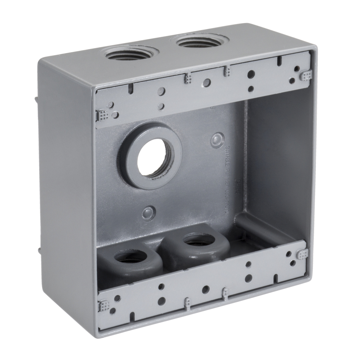 Southwire WB2575-UPC Weatherproof Junction Box, 4.56 in W..., image size:1200x1200