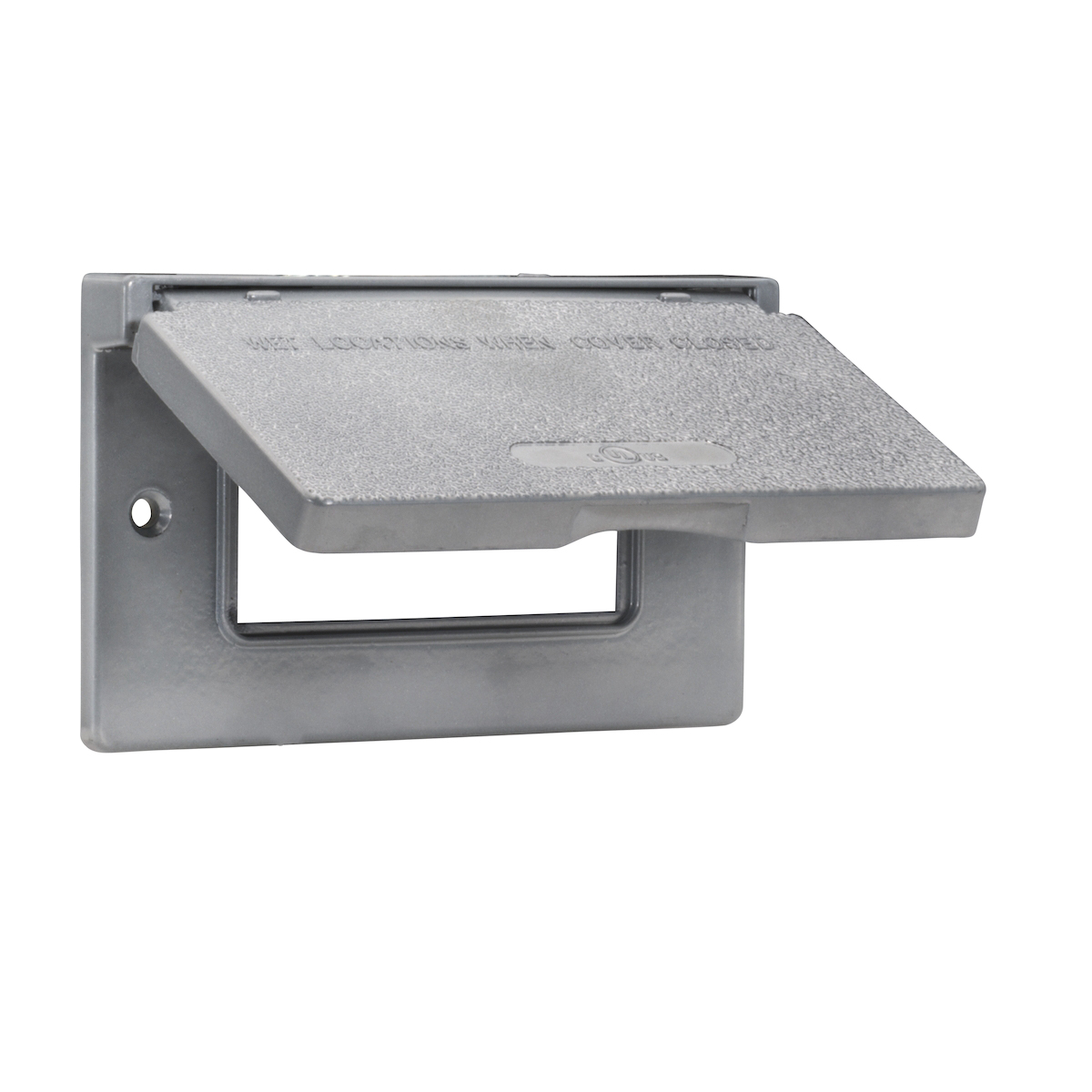 SOUTHWIRE WCH1GFIB-UPC Southwire WCH1GFIB-UPC Weatherproof GFCI Cover, 4.56 in L, 2.81 in W, Rectangular, 1-Gang, Zinc, Bronze, Powder-Coated - 1