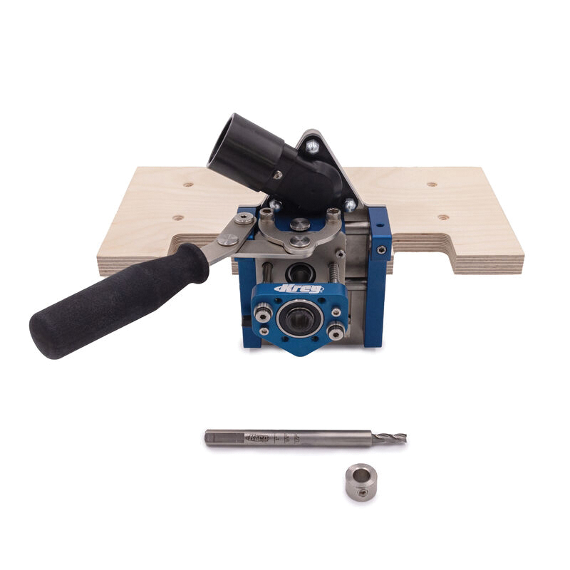 MortiseMate Series KLTJ100 Loose Tenon Jig, 1/2 to 1-1/2 in THK Clamping, Aluminum/Stainless Steel