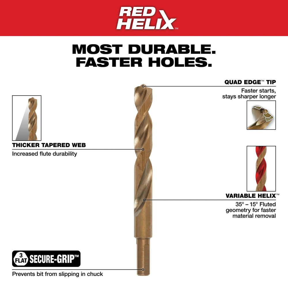 Milwaukee RED HELIX 48-89-2338 Drill Bit Set - 5