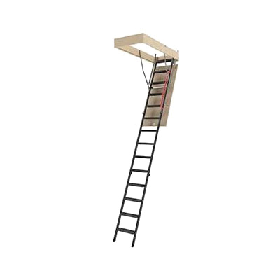 LMB Series LMB2254 Insulated Attic Ladder, 7 ft 9-7/8 in to 10 ft 3 in H Ceiling, 22-1/2 x 54 in Ceiling Opening