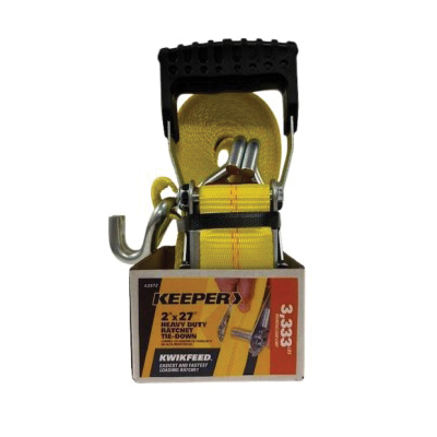 43572 Ratchet Tie-Down, 2 in W, 27 ft L, 3333 lb Working Load