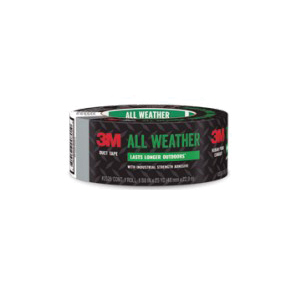 All Weather Series 2525-GRY Duct Tape, Solid, 25 yd L, 1.88 in W, Cloth Backing, Gray