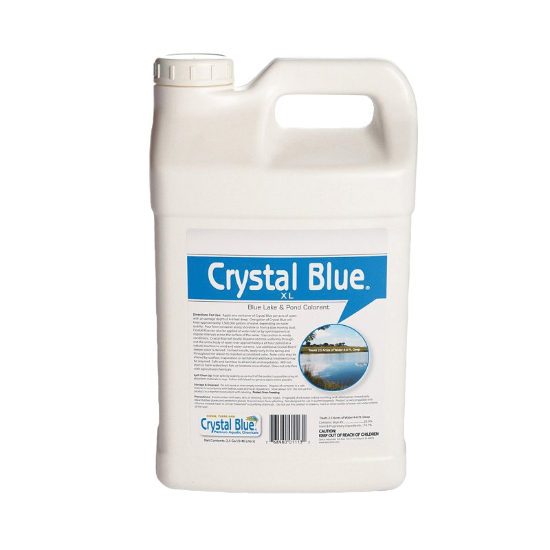 01113 Lake and Pond Dye, Liquid, Royal Blue, 2.5 gal