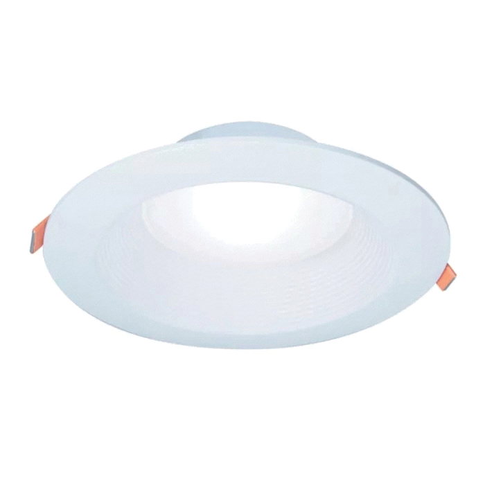 LT Series LTC608FS5B Recessed Downlight, 9.3 W, 120 V, LED Lamp, Plastic, White, Matte