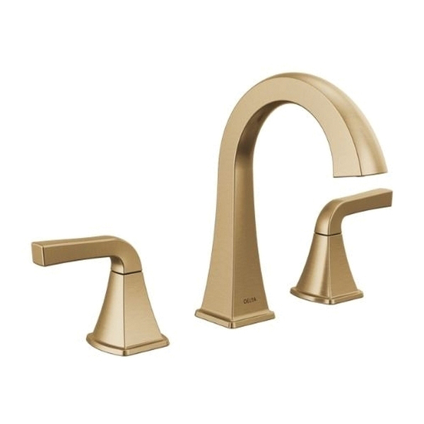 Knoxville Series 35854LF-CZ Widespread Bathroom Faucet, 1.2 gpm, 2-Handle, 3-Faucet Hole, Metal