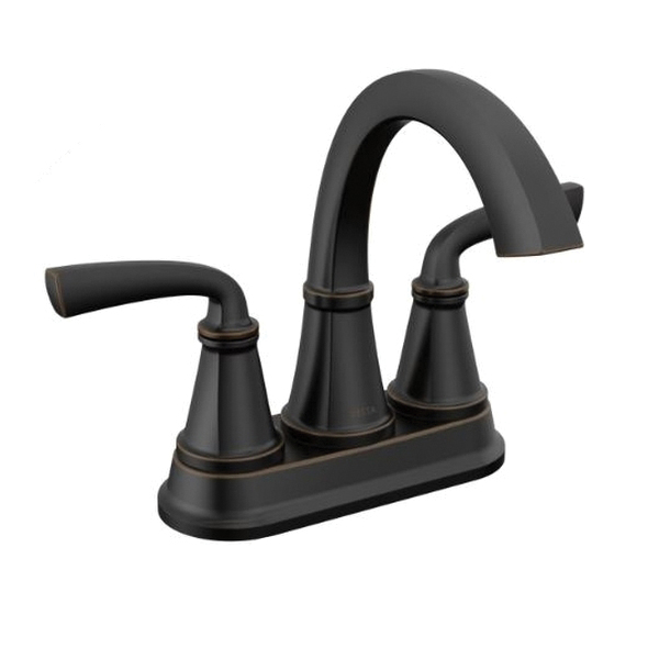Geist Series 25864LF-OB Centerset Bathroom Faucet, 1.2 gpm, 2-Handle, 3-Faucet Hole, Metal, Lever Handle