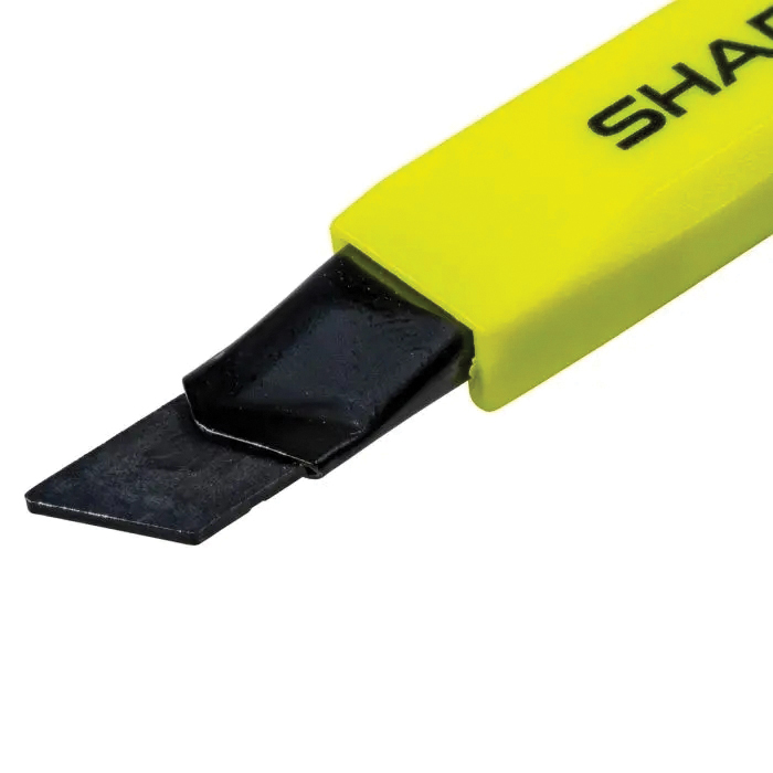 Carpenter Pencil w/Refill, CH Hanson, Sharp Draw, Heavy-Duty, Hi-Viz Green, 7-3/8 in L - 4