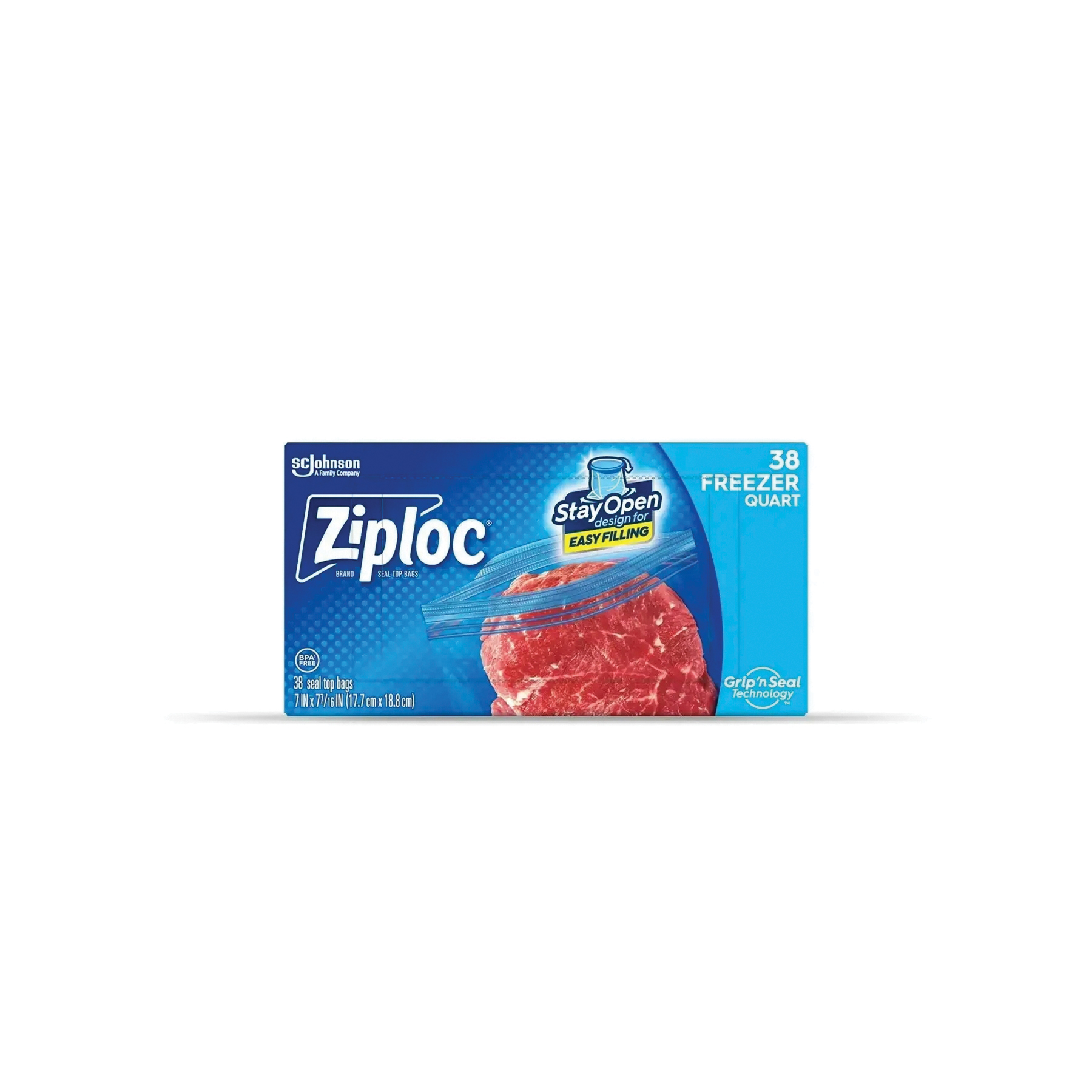 01366 Freezer Bag, 1 qt, Plastic