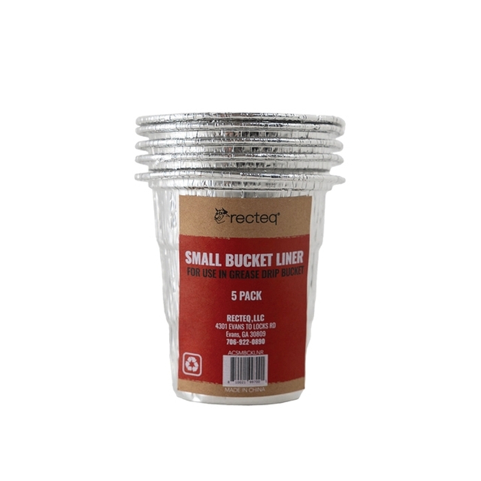 Large Disposable Bucket Liner, Recteq, Aluminum, 5PK - 5