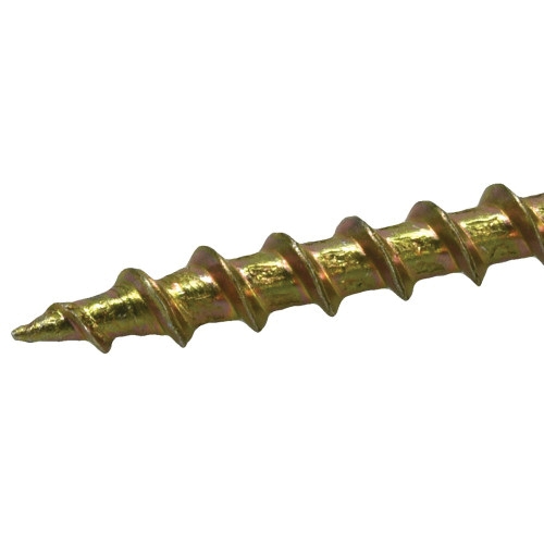 Wood Screw, Fas-N-Tite, #6 Thread, 1-5/8 in L, Coarse Thread, Bugle Head, Phillips Drive, Sharp Point, Carbon Steel - 2