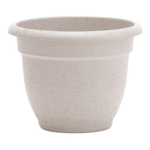 Ariana Series RCAP1082 Planter, Traditional Design, Resin, Vanilla Bean