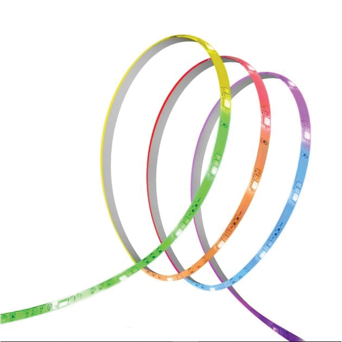 TAPE1200/CHASE Color Chasing and Tunable Tape Light, 100/240 V, 24 W, LED Lamp, RGB/Tunable White