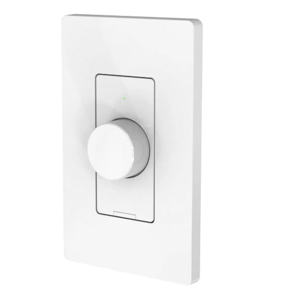 DIM/ROTARY/WIFI Dimmer Switch, 120 VAC, 600 W, CFL, Incandescent, LED Lamp, White