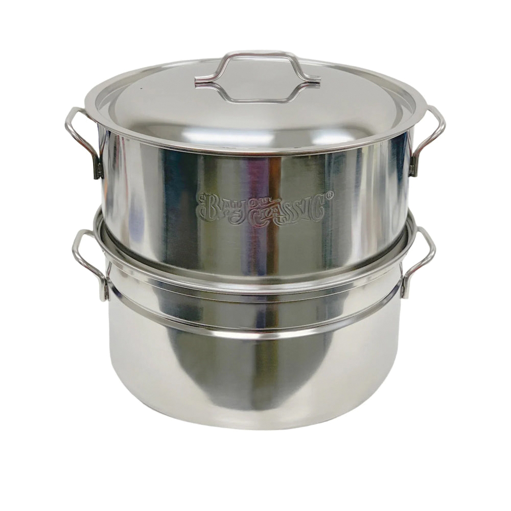300-505 Oyster Steamer, 4 gal, Stainless Steel, Silver