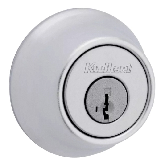 660 Series 66026DSMTCPRCAL Deadbolt, 3 Grade, 1-Sided Key, Satin Chrome, 2-3/8 to 2-3/4 in Backset, KW1 Keyway