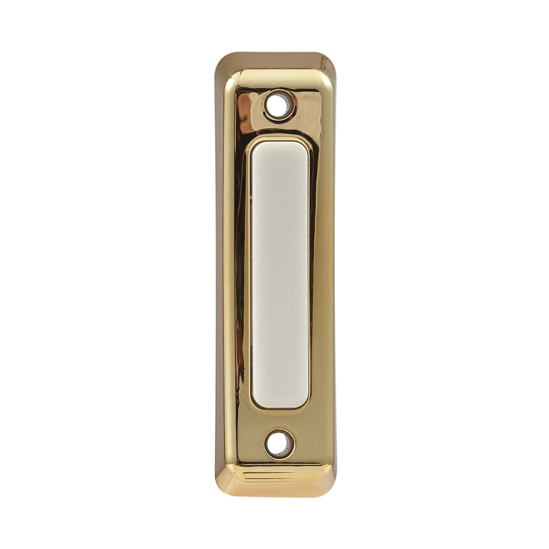 18000112 Classic Style Pushbutton Doorbell, Wired