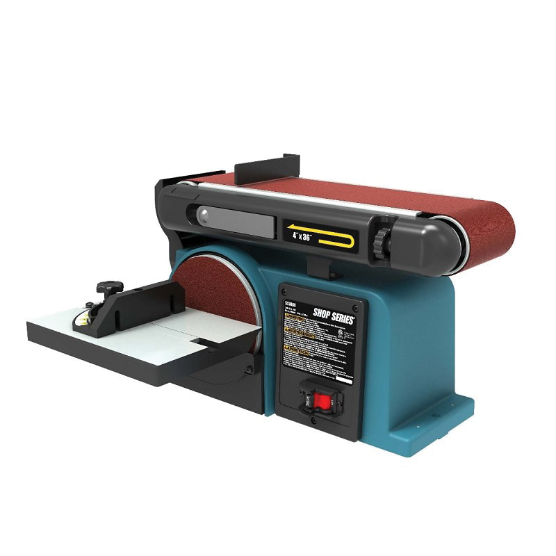 SS7866 Belt and Disc Sander, 4.3 A, 4 x 36 in Belt, 6 in Dia Disc